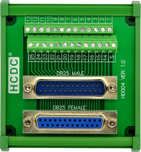 DIN Rail Mount D-SUB وحدة واجهة ذكر وأنثى لوحة القطع الطرفية (DB44HD) in Kuwait