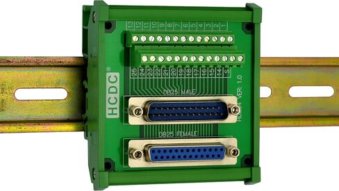 DIN Rail Mount D-SUB وحدة واجهة ذكر وأنثى لوحة القطع الطرفية (DB44HD) in Kuwait