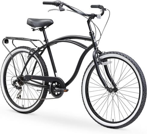 دراجة سيكسثريزرو أراوند ذا بلوك للرجال على الشاطئ، دراجات سرعة 1/3/7/21، عجلات 26 بوصة/24 بوصة، ألوان متعددة in Kuwait