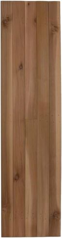 600365 Porter 15 in. x 72 in. Cedar Board and Batten Shutters Pair in Natural in Saudi Arabia