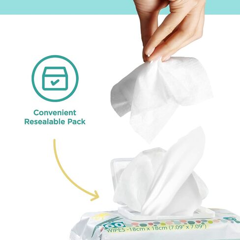 Little Me Baby Wipes Fragrance Free – Gentle Formula, Sensitive Skin, Hypoallergenic, Paraben-Free, Alcohol-Free and 3X Cleaning Power – 720 Count in Saudi Arabia