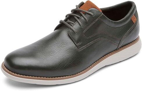 Rockport Men's Garett Plain Toe Oxford, Caramel, 10.5 Wide in Saudi Arabia