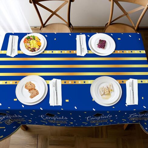 Childom 3 Pack Black and Gold Tablecloths for Events,54"x108" Plastic Table Cloths for Rectangle Tables,Disposable Party Table Covers for New Years Eve Decorations 2027,Holiday Birthday Wedding Dining in Kuwait