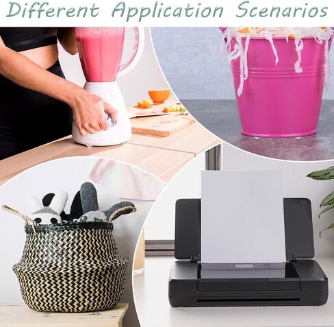 8 Pcs Self Adhesive Mini Caster Wheels Universal Appliance Rollers 360° Rotation Wheel Caster Wheels Appliance Rollers Appliance Sliders for Kitchen Appliances Storage Box Small Furniture (White) in Saudi Arabia