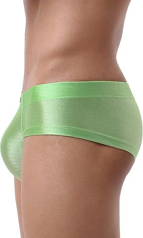 IKINGSKY Men's Seamless Front Pouch Briefs Sexy Cheeky Mens Underwear High Stretch Under Panties in Saudi Arabia