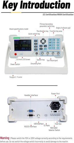 East Tester Desktop Electric Bridge ET4401/2/10 Resistance Impedance Capacitance Inductance Measure Instrument Digital LCR Meter (ET4410) in Saudi Arabia