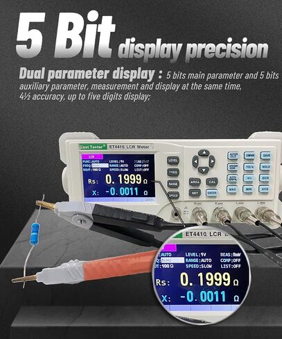 East Tester Desktop Electric Bridge ET4401/2/10 Resistance Impedance Capacitance Inductance Measure Instrument Digital LCR Meter (ET4410) in Saudi Arabia