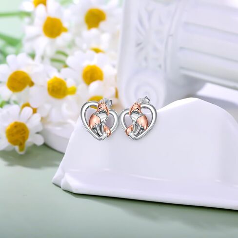 925 Sterling Silver Cardinal/Mushroom Studs Earrings, Birthday Jewelry Gifts for Women Girls in Saudi Arabia