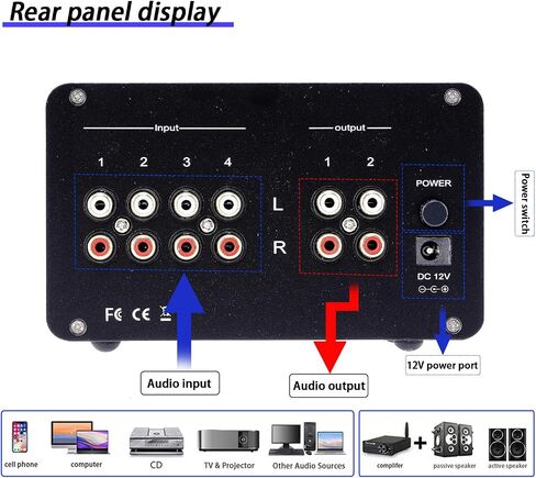 6H3N Tube Preamplifier Amplifiers HiFi Tube Preamp Buffer Audio Amp Speaker Headphone Sound Amplifier Home Theater Karaoke 2 Channels, Black in Saudi Arabia
