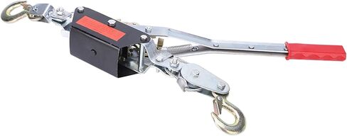 Winch,Hand Winch,2T Wire Rope Hand Power Puller Tighten Tool Mini Tightener with Double Hook Lifting Tool for Construction, Highway, Bridge in Kuwait