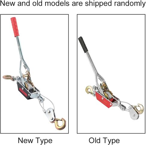 Winch,Hand Winch,2T Wire Rope Hand Power Puller Tighten Tool Mini Tightener with Double Hook Lifting Tool for Construction, Highway, Bridge in Kuwait