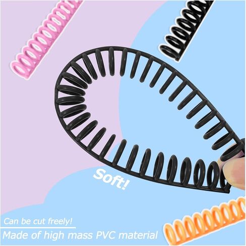 Rayson PROC1530M Click Binding Spines, Easy Edit Spines, 3/5" Diameter, 120 Sheets Capacity, Multicolor, 30/Box in Kuwait
