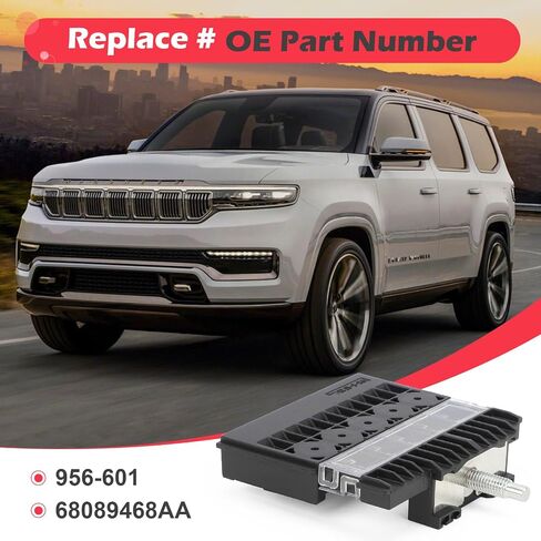 956-601 Headlight Block Fuse for 2011-2023 Dodge Durango,2011-2023 Grand Cherokee,2022 Grand Cherokee WK Replaces# 68089468AA (Headlight Block Fuse) in Saudi Arabia