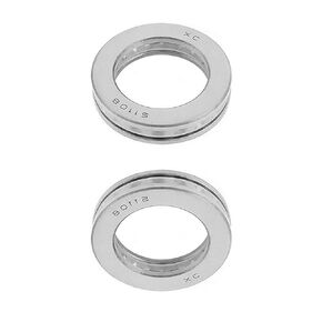 XMHF 40mm x 60mm x 13mm Single Direction Carbon Steel Axial Ball Thrust Ball Bearings 51108 2PCS