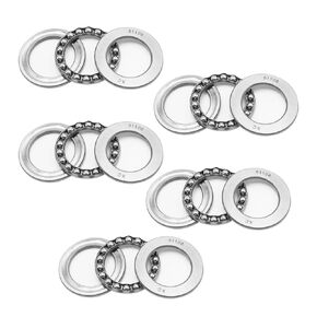 4Pcs 51106 Thrust Ball Bearings Chrome Steel ABEC3 Single Row Roller Plane Axial Ball Bearing 3-in-1 30mm X 47mm X 11mm