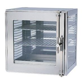 Boekel Scientific 1342 Glass/SS Desiccator w/Two SS Shelves; 12.5"W x 12.25"H x 12.5"D