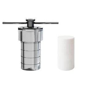100 mL / 3.38 fl oz Hydrothermal Synthesis Autoclave Reactor with PTFE Lined PTFE High Temperature 230°C/446°F