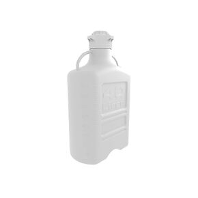 Foxx Life Sciences 1198H95EA EZgrip Autoclavable Polypropylene Space Saving Carboy with Wide Mouth 120mm VersaCap, 40L Capacity