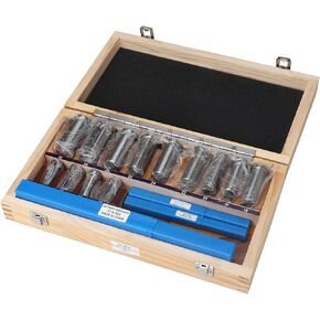 Keyway Broach Set HSS Keyway Cutting Tool for Lathe Metric Size Broaches with Bushings and Shims (22 pcs) in Kuwait