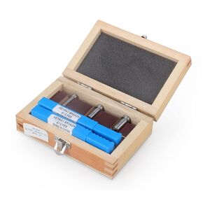 Keyway Broach Set HSS Keyway Cutting Tool for Lathe Metric Size Broaches with Bushings and Shims (22 pcs)