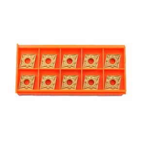 CNMG431 Cnmg120404 Carbide Inserts CVD Coated for Lathe Turning Tool, 10 pcs