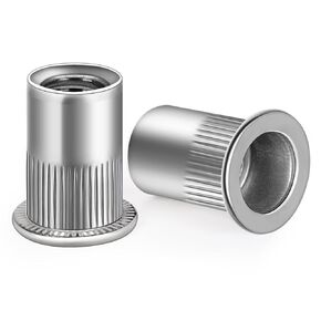 M10 Rivet Nut, Stainless Steel 304 Flat Head Insert Nutsert, 25 PCS