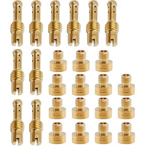 SYOWADA 40 PCS Carburetor Main Jet Slow Pilot Jet Replacement for PWK KOSO OKO CVK 125cc 150cc 200cc 250cc GY6 Motors Carburetors, Replacement for SCL-2018090002-ZH-T-01 SCL-2018090002-ZH-T-02
