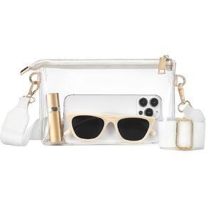 FANGSUN Clear Bag Stadium Approved, Clear Crossbody Purse for Concert, Festival in Kuwait