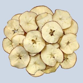 شرائح التفاح المجففة، 3 أوقية شرائح التفاح المجففة الطبيعية لطهي أوراق النباتات المجففة، وحرف الشموع المجففة، وديكور حشو وعاء عيد الميلاد - غير مرضية in Kuwait