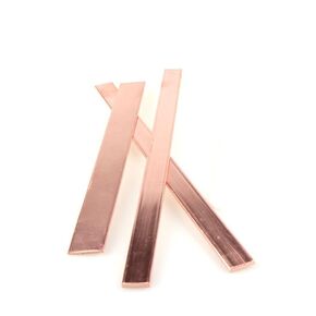 T2 Copper Flat bar, 1 Pieces T2 Copper Cu 99.9% Metal Copper Flat Strip 3 x 15 x 300mm, Thickness 3mm, Width*Length=15 x 300mm (Multiple Sizes Optional)