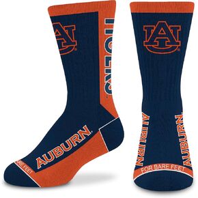 For Bare Feet Unisex Kid's NCAA MVP Crew Sock Youth