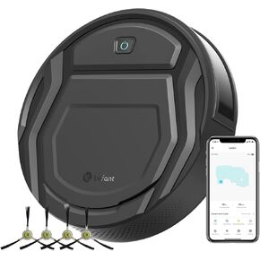 Lefant Robot Vacuum Cleaner Slim Quiet,2200Pa Powerful Suction,120 Mins Runtime,6 Cleaning Modes,Wi-Fi/App/Alexa,Self-Charging Pet Hair Robotic Vacuum Ideal for Hard Floor,Low-Pile Carpet,M210 Pro