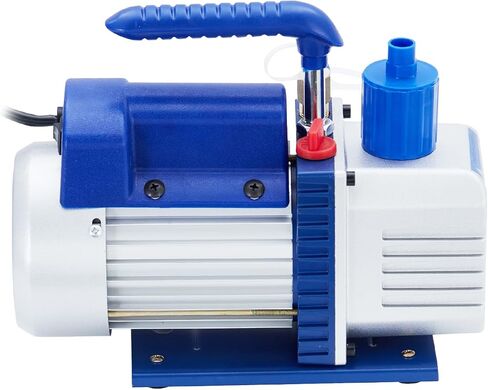 5 Gallon Vacuum Chamber with Pump Kit, 1/3 HP 5 CFM Vacuum Degassing Chamber Kit, 0.7in High-Seal Acrylic Lid, Ideal for Stabilizing Wood, Degassing Silicones, Epoxies and Essential Oils in Kuwait