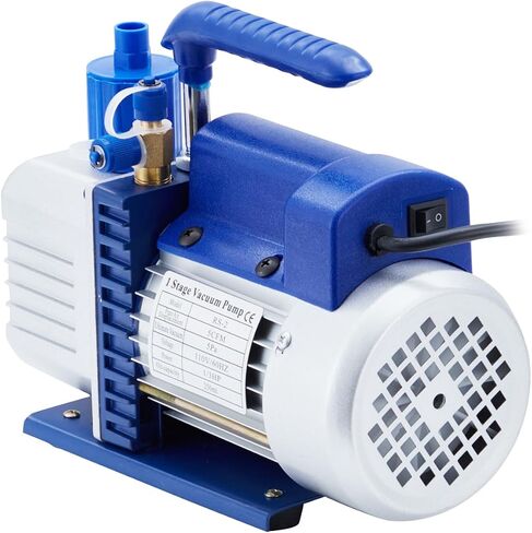 5 Gallon Vacuum Chamber with Pump Kit, 1/3 HP 5 CFM Vacuum Degassing Chamber Kit, 0.7in High-Seal Acrylic Lid, Ideal for Stabilizing Wood, Degassing Silicones, Epoxies and Essential Oils in Kuwait