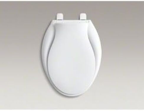 KOHLER 4732-RL-0 Transitions ReadyLatch مقعد مرحاض ممدود هادئ الإغلاق، مقعد مرحاض ناعم الإغلاق مع مقعد طفل صغير مدمج، أبيض in Saudi Arabia