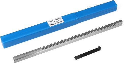 Keyway Broach Set HSS Keyway Cutting Tool for Lathe Metric Size Broaches with Bushings and Shims (22 pcs) in Kuwait