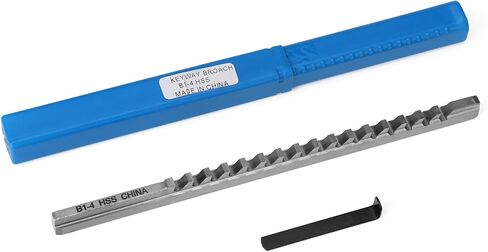 Keyway Broach Set HSS Keyway Cutting Tool for Lathe Metric Size Broaches with Bushings and Shims (22 pcs) in Kuwait