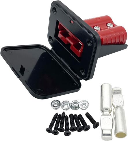 120A Plug Mounting Panel with Cover for Anderson SB120 Connectors Flush Mount Recessed Plate (2 Pack) in Saudi Arabia