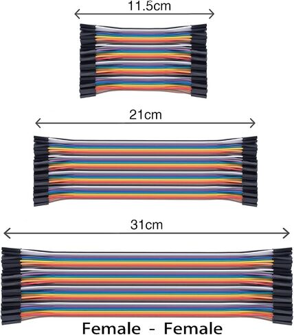 10cm+20cm+30cm 360pcs Breadboard Jumper Wires Cable Kit Male to Female, Male to Male, Female to Female Compatible with Arduino Projects and Raspberry Pi in Saudi Arabia