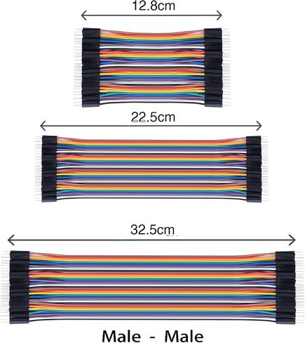10cm+20cm+30cm 360pcs Breadboard Jumper Wires Cable Kit Male to Female, Male to Male, Female to Female Compatible with Arduino Projects and Raspberry Pi in Saudi Arabia