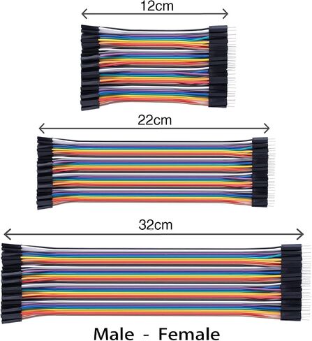 10cm+20cm+30cm 360pcs Breadboard Jumper Wires Cable Kit Male to Female, Male to Male, Female to Female Compatible with Arduino Projects and Raspberry Pi in Saudi Arabia
