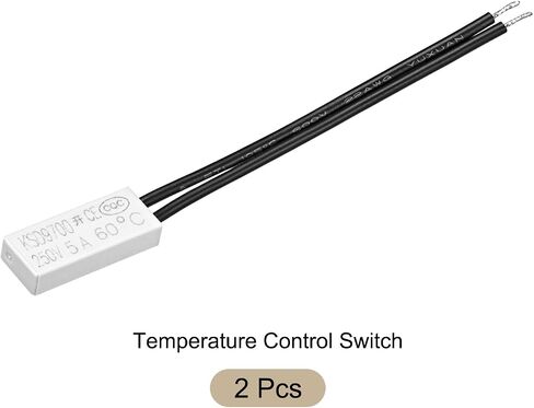 KSD9700 NO 40C Temperature Control Switch Thermostat Thermal Protector Switch - Normally Open/250V 5A/Plastic/2Pcs in Saudi Arabia