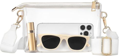 FANGSUN Clear Bag Stadium Approved, Clear Crossbody Purse for Concert, Festival in Kuwait