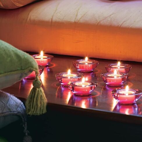 Scented Tealights Handcrafted Beeswax Blend 4-Hour Tealight Candles, 8-Count, Fall Leaves in Saudi Arabia