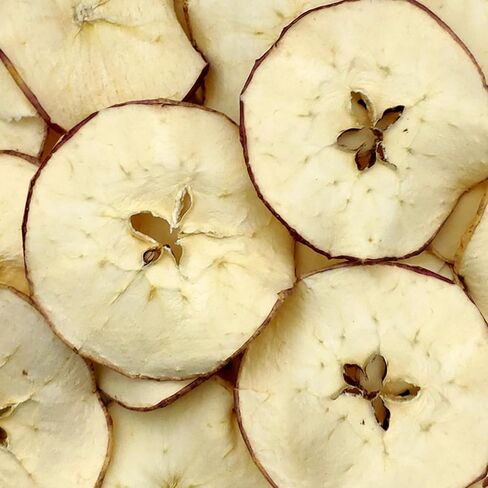 شرائح التفاح المجففة، 3 أوقية شرائح التفاح المجففة الطبيعية لطهي أوراق النباتات المجففة، وحرف الشموع المجففة، وديكور حشو وعاء عيد الميلاد - غير مرضية in Kuwait