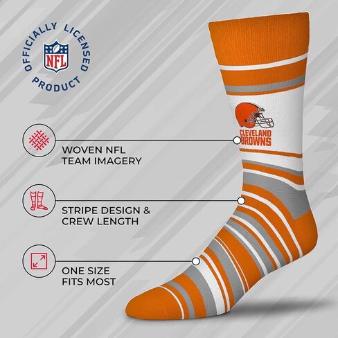 جوارب رسمية مخططة للبالغين من FBF NFL - جودة ممتازة - يمكن غسلها في الغسالة - مثالية ليوم اللعب والارتداء اليومي (نيو إنجلاند باتريوتس - أزرق) in Kuwait