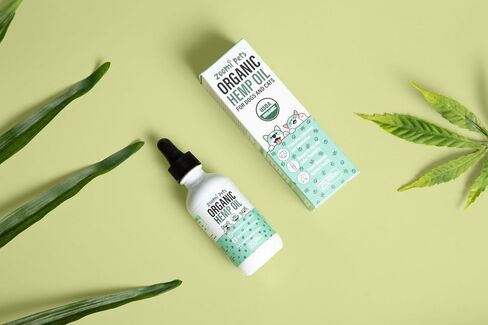 Calming Organic Hemp Oil for Dogs and Cats - Hemp Oil Drops with Omega Fatty Acids - Hip and Joint Support, Skin and Coat Health and Allergy Relief - Helps with Anxiety, Stress and Pain in Saudi Arabia