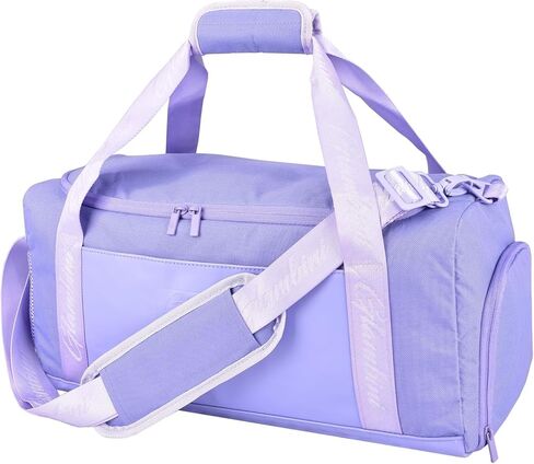 24L Duffle Bag with Shoes Compartment,Overnight Weekender Travel Gym athletic Trainning duffel for Girl Women Water-proof & Tear Resistant (purple/A) in Saudi Arabia