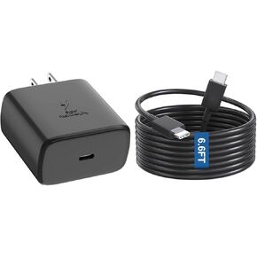Samsung 45W USB-C Charger Super Fast Charging Android Phone Charger Block & 10FT Type C Charger Cable Cord for Samsung Galaxy S24 Ultra/S24/S24+/S23Ultra/S23/S23+/Note 10/20/S20/S21,Tab S7/S8