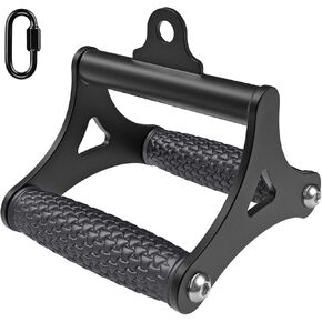 Kipika Heavy Duty Double D Handle, V Bar Cable Attachment, Row Attachment for Cable Machine, Non-Slip and Comfortable, Solid Aluminum Alloy Grip, Cable Machine Accessories for Home Gym…
